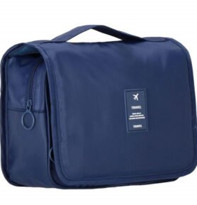 SPRINGOS Cestovní kosmetická taška závěsná 23x19x10 cm VOYA modrá