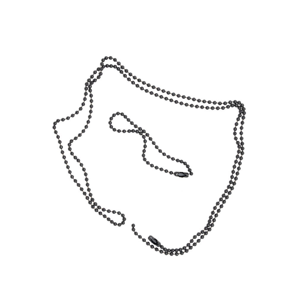 Řetízky US na identifikační známky sada ČERNÉ original