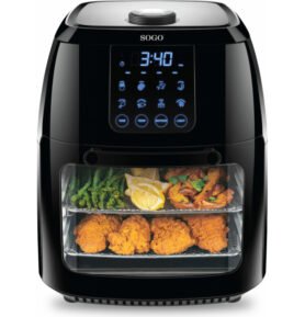 Chytrá trouba 3v1 SOGO SS-10465, trouba, horkovzdušná trouba, fritéza a sušička ovoce