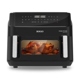 Chytrá trouba SOGO SS-10895, multifunkční a dvojitá horkovzdušná fritéza