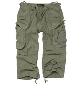 Kraťasy 3/4 INDUSTRY vintage ZELENÉ vel. S