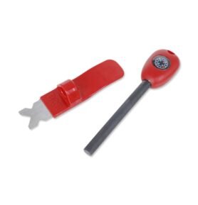 BCB křesadlo magnéziové GRAND s kompasem ČERVENÉ