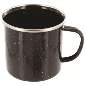 HIGHLANDER hrnek plechový smaltovaný 350 ml ČERNÝ