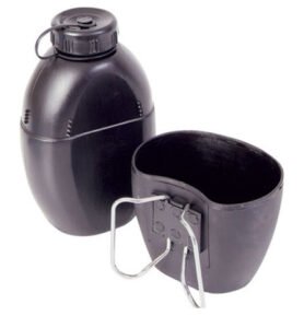 BCB láhev polní NATO (58) britská plastová s pítkem ČERNÁ