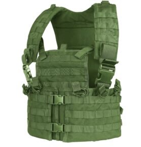 CONDOR OUTDOOR vesta taktická MOLLE CHEST SET ZELENÁ