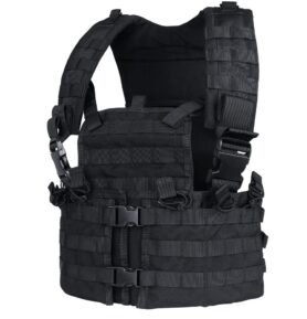 CONDOR OUTDOOR vesta taktická MOLLE CHEST SET ČERNÁ