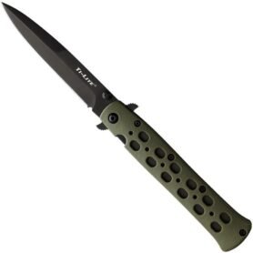 Cold Steel nůž zavírací TI-LITE hladké ostří ZELENÝ