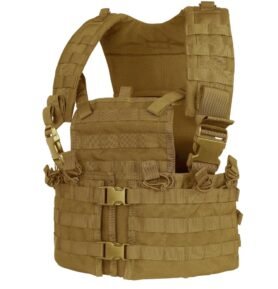 CONDOR OUTDOOR vesta taktická MOLLE CHEST SET COYOTE BROWN