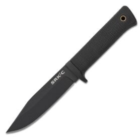 Cold Steel nůž s pevnou čepelí SRK-C s pouzdrem ČERNÝ