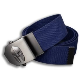 Opasek přezka 3D motiv SPARTAN MODRÝ