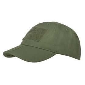 Helikon-Tex čepice baseball suchý zip FOLDING rip-stop ZELENÁ