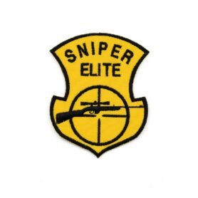 NAVYS nášivka SNIPER ELITE s odstřelovací puškou ŽLUTÁ