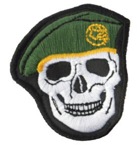 NAVYS nášivka LEBKA baret v barvě ZELENÁ