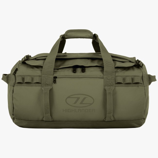 HIGHLANDER taška STORM KITBAG pogumovaná ZELENÁ