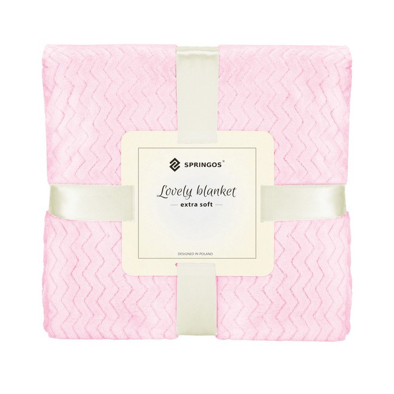 Deka 160x200 cm Springos Splendit růžová