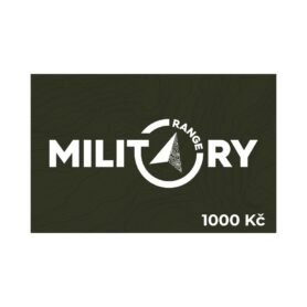 MILITARY RANGE dárkový poukaz MR 1000 Kč