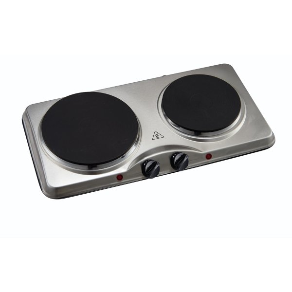 Dvouplotýnkový vařič nerezový B-4990