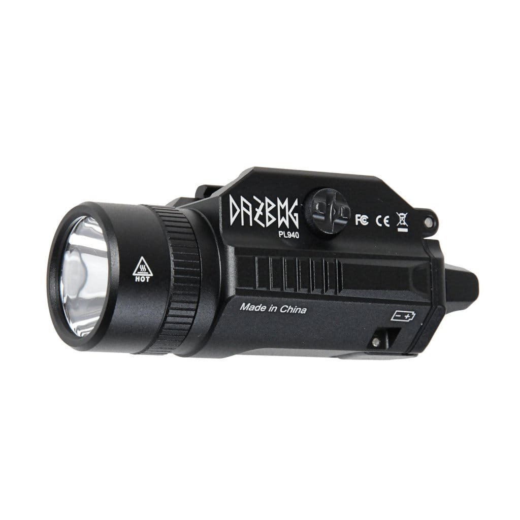 DAŽBOG svítilna taktická PT01 na pistoli ČERNÁ