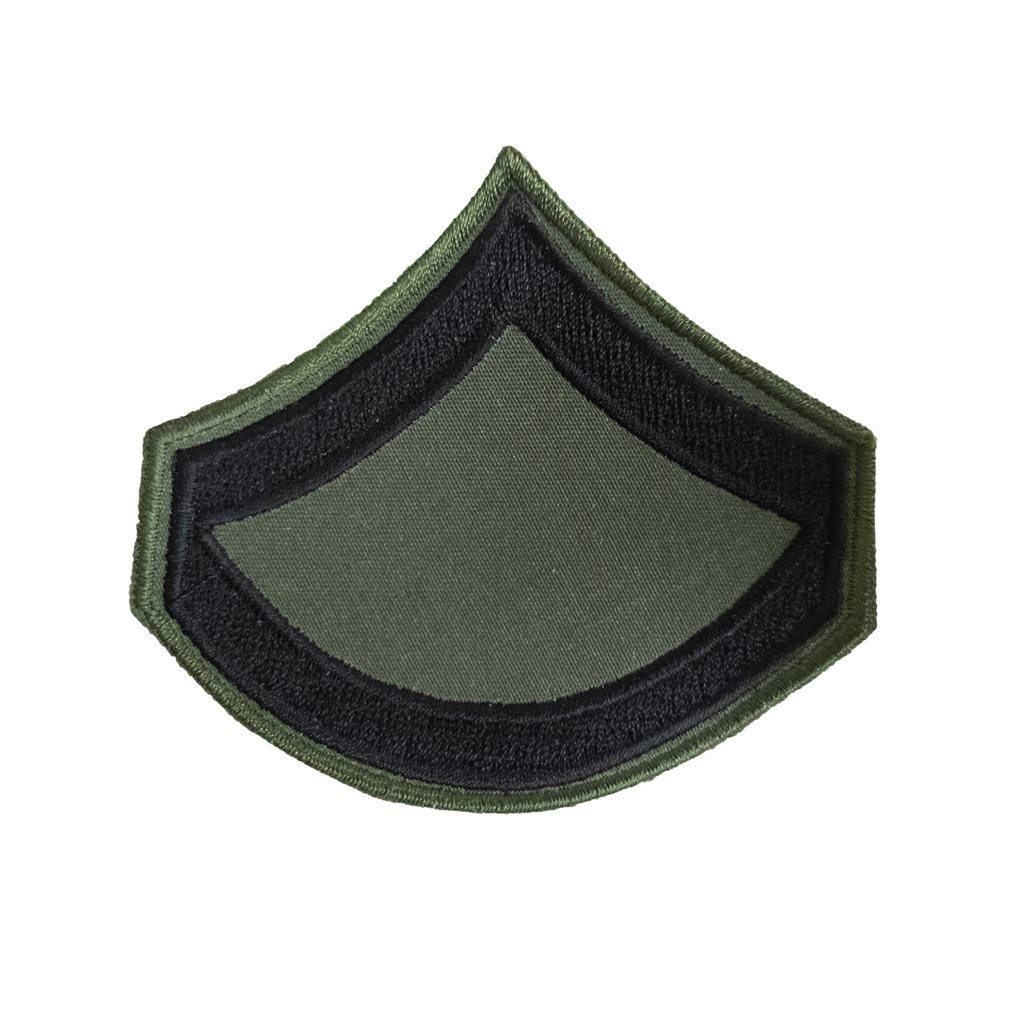 NAVYS nášivka US hodnost PRIVATE FIRST CLASS - OLIV