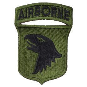NAVYS nášivka 101st AIRBORNE DIVISION - ZELENÁ