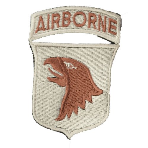 NAVYS nášivka 101st AIRBORNE DIVISION PÍSKOVÁ