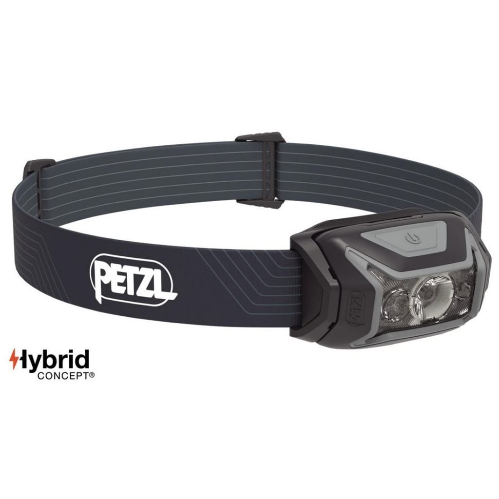 PETZL svítilna čelová ACTIK ŠEDÁ