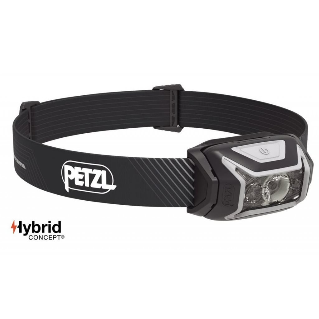 PETZL svítilna čelová ACTIK CORE ŠEDÁ