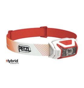 PETZL svítilna čelová ACTIK CORE ČERVENÁ