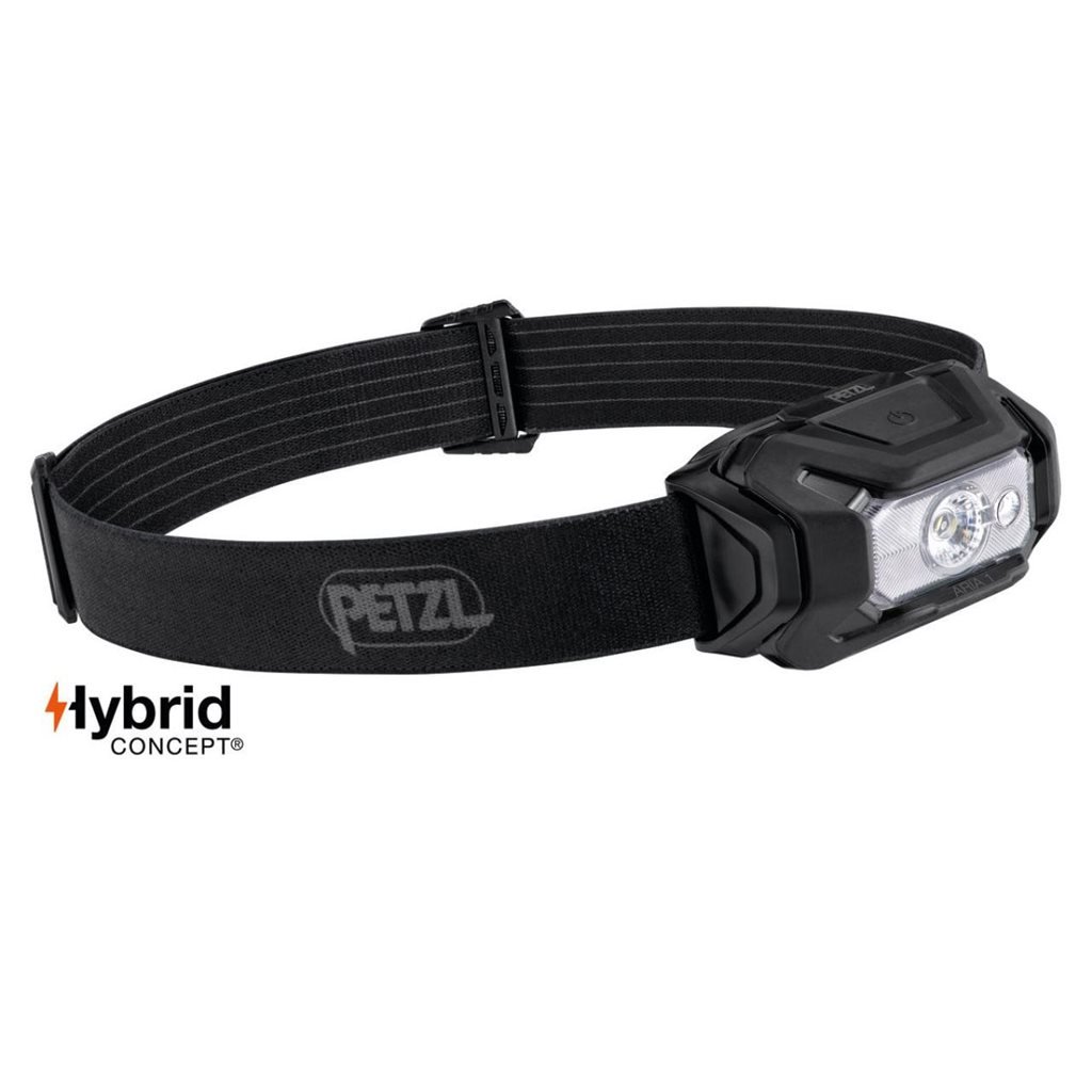 PETZL svítilna čelová ARIA 1 RGB ČERNÁ