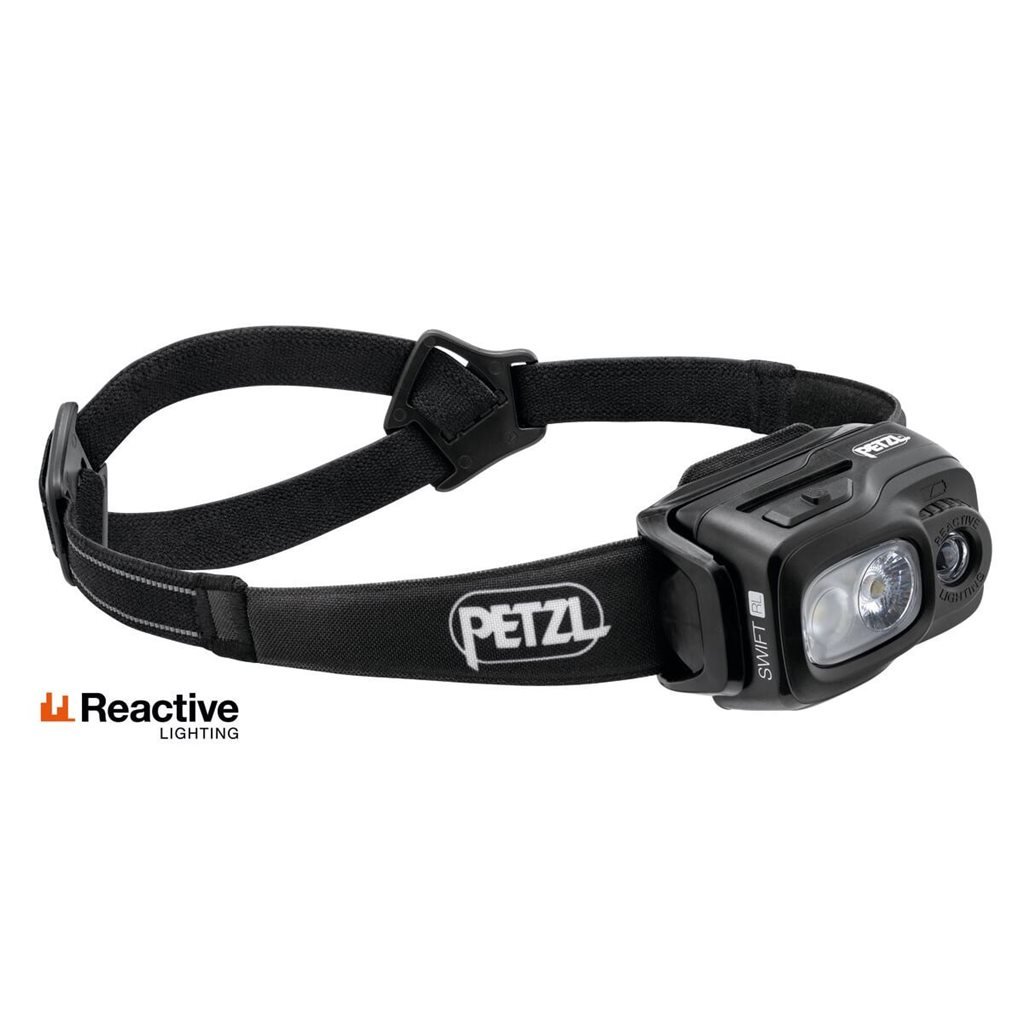 PETZL svítilna čelová SWIFT RL ČERNÁ