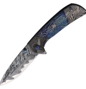 ElitEdge nůž zavírací ETCHED hladké ostří