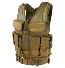 CONDOR OUTDOOR vesta taktická ELITE TACTICAL - COYOTE BROWN