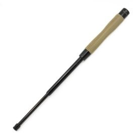 ESP obušek tlačítkový 51cm/20" kulatá koncovka, ergo. rukojeť s pouzdrem KHAKI