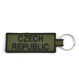 NAVYS klíčenka CZECH REPUBLIC - ZELENÁ
