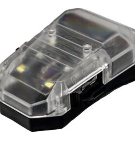 EARMOR světlo poziční F101 STEALTH SURVIVAL IPX8 na helmu ČERNÉ