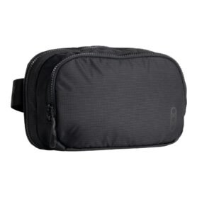 EBERLESTOCK ledvinka FADE FLEX crossbody ČERNÁ