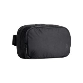 EBERLESTOCK ledvinka FADE FLEX MICRO crossbody ČERNÁ