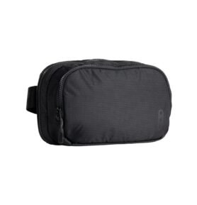 EBERLESTOCK ledvinka FADE FLEX MICRO crossbody ČERNÁ