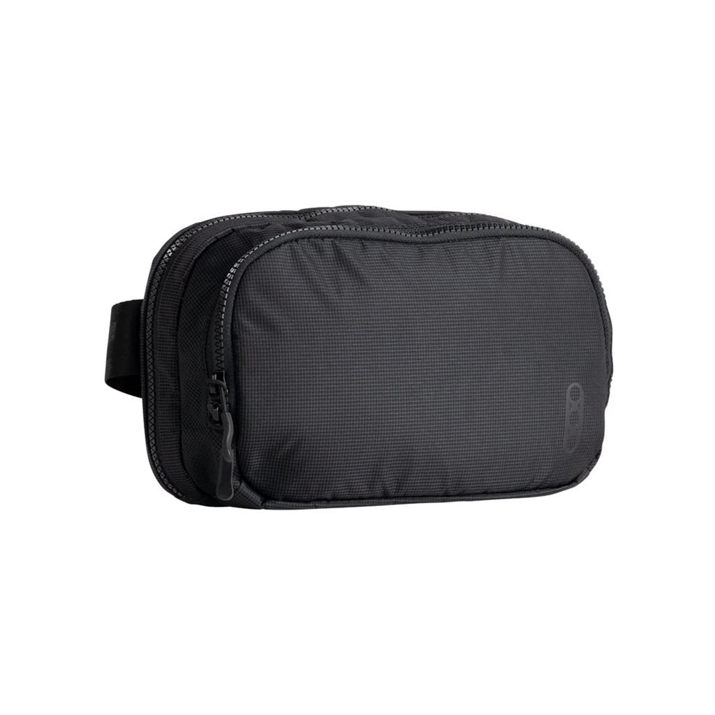 EBERLESTOCK ledvinka FADE FLEX MICRO crossbody ČERNÁ