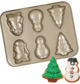 Forma na cukroví kovová 35x26 cm SPRINGOS KI0119 zlatá