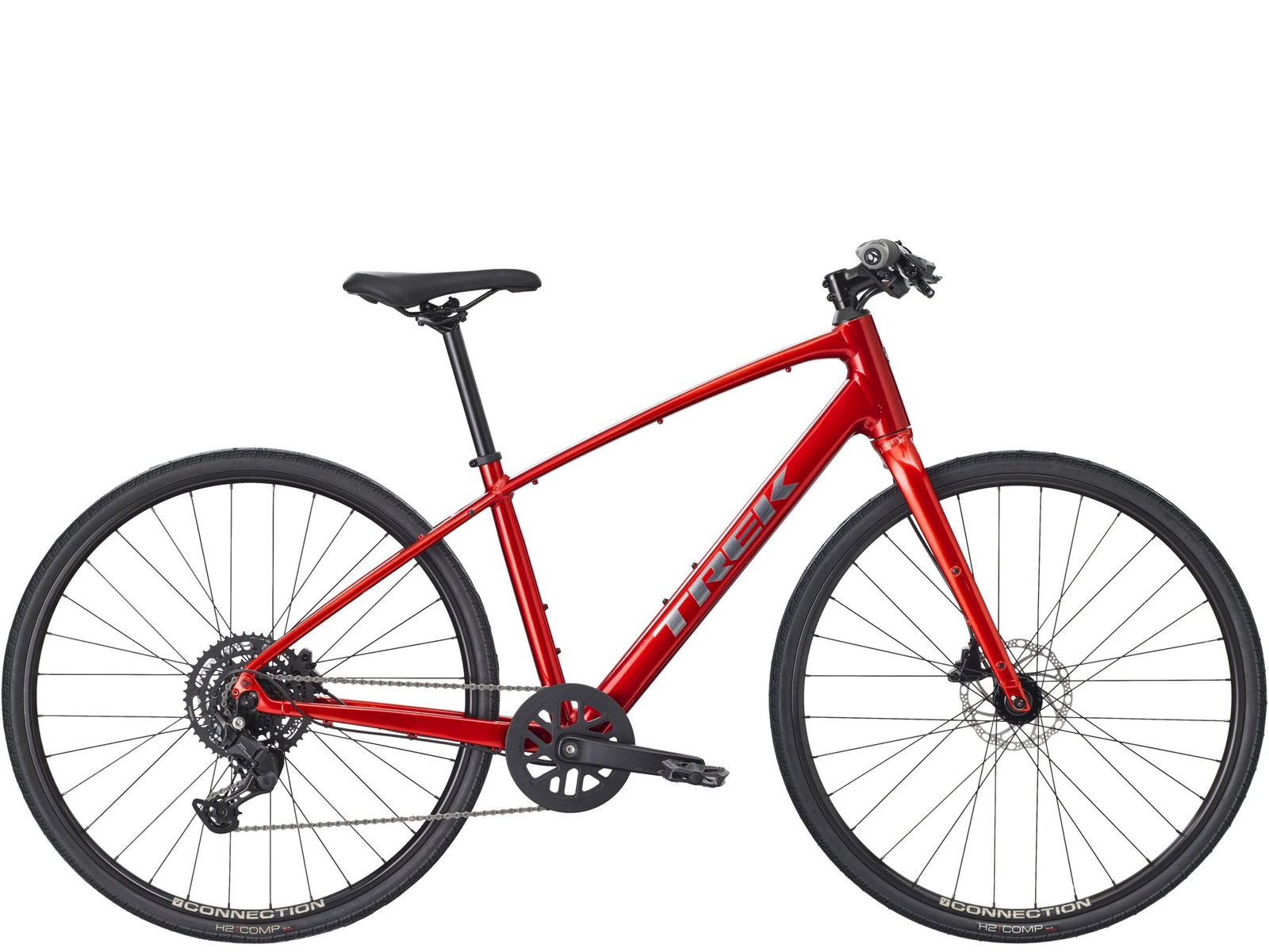 Trek FX 2 Stepover Gen 4 2026 L červená
