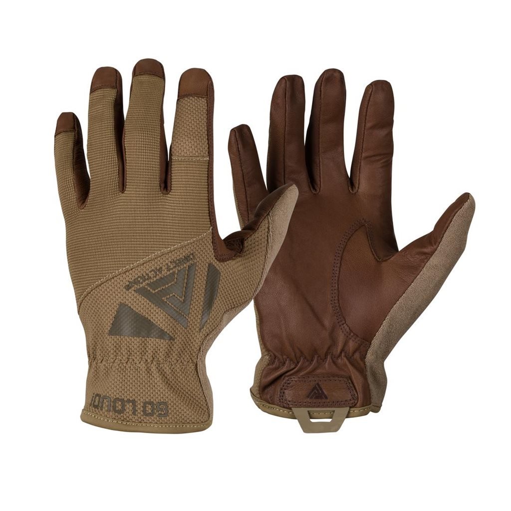 Rukavice LIGHT GLOVES kožené COYOTE vel. L