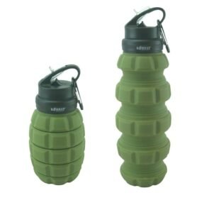 KOMBAT láhev GRANÁT skládací ZELENÁ