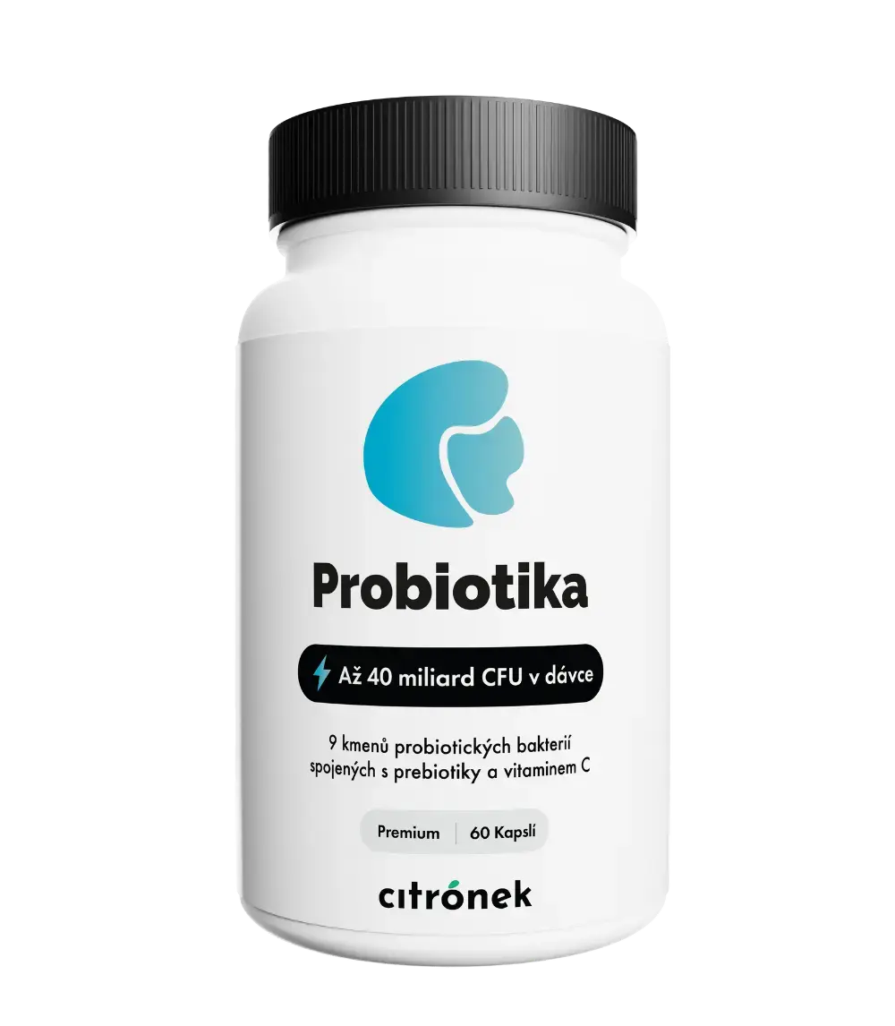 Citronek Probiotika 9 kmenů – 60 kapslí | 40 miliard CFU pro zdravé trávení