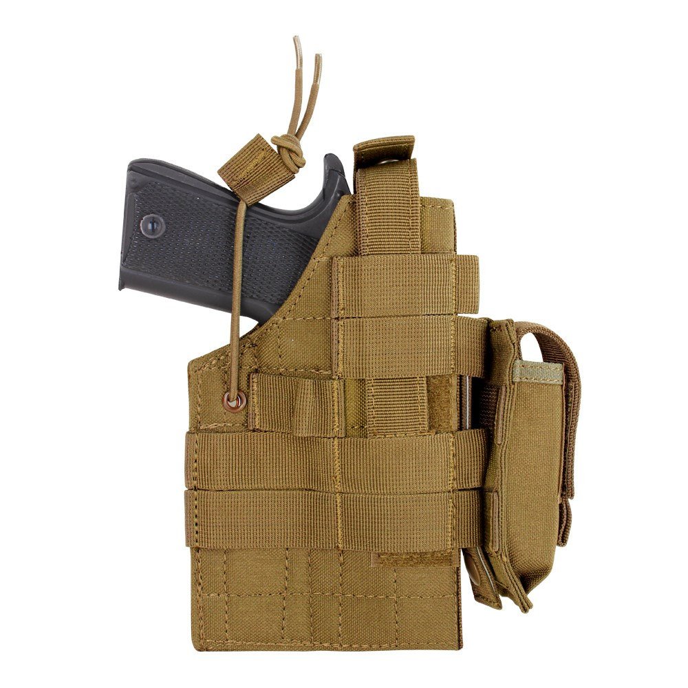 CONDOR OUTDOOR pouzdro pistolové MOLLE 1911 oboustranné COYOTE BROWN