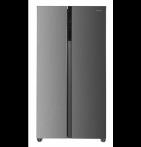 HEINNER dvoudveřová chladnička HSBS-H442NFXE++ barva Inox