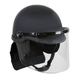 Commando helma RIOT s obličejovým štítem ČERNÁ