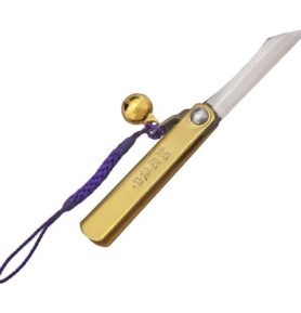 HIGONOKAMI nůž zavírací SK5 s rolničkou MOSAZ