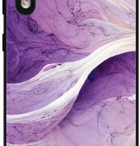 iSaprio Lesklé pouzdro Purple Paint 10 - Samsung Galaxy A50