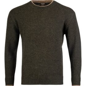 Svetr ASHCOMBE jehněčí vlna ZELENÝ vel. XXL